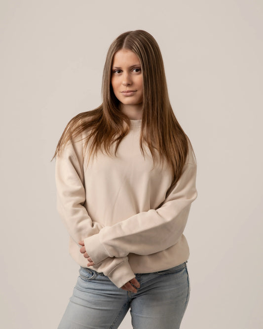 Light Beige Crewneck Unisex
