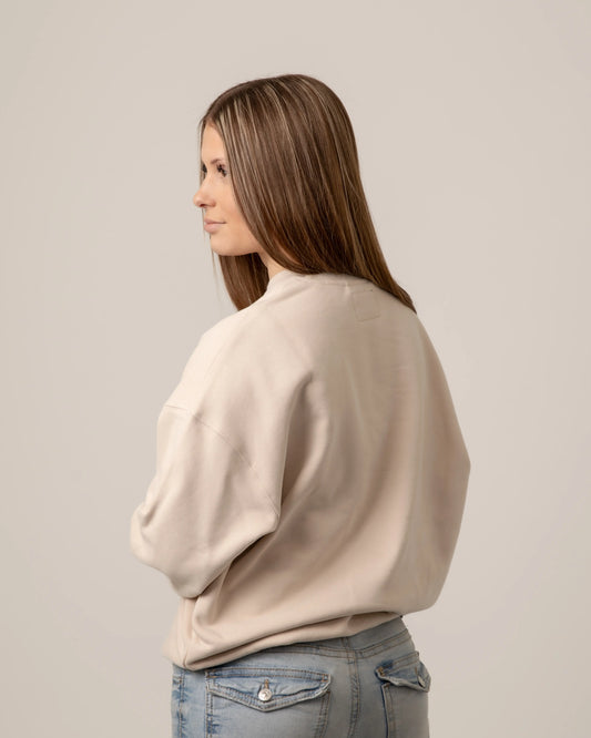 Light Beige Crewneck Unisex