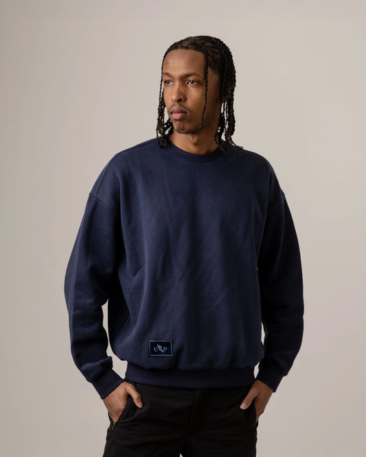 Navy Blue Crewneck Unisex