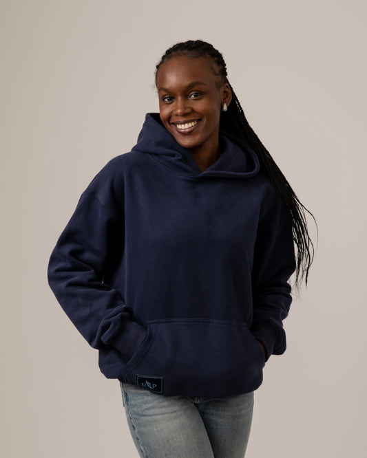 Navy Blue Hoodie Unisex