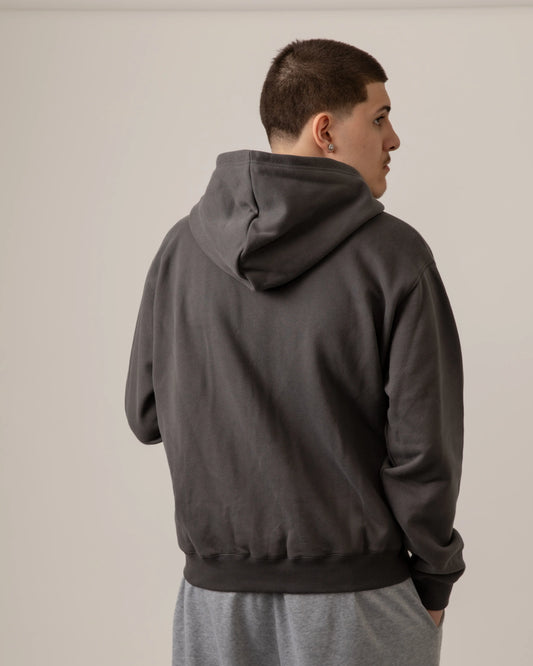 Dark Grey Zip Up Hoodie Unisex