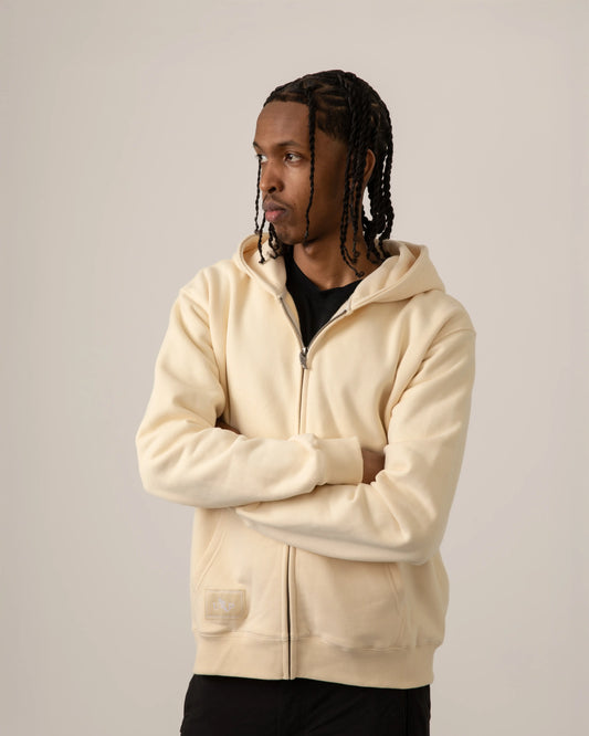Yellow Zip Up Hoodie Unisex