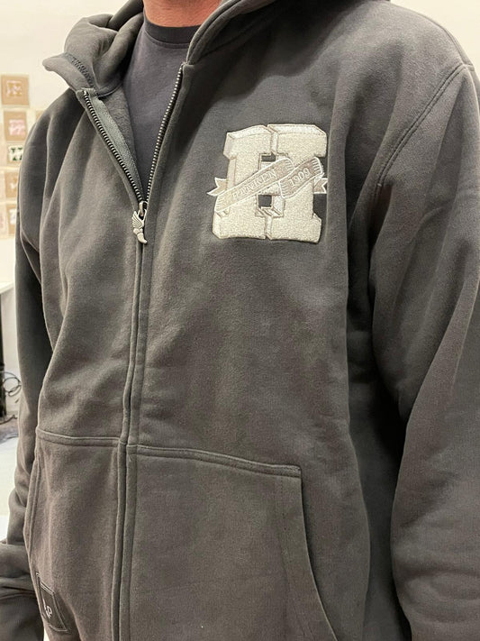 MYK zip-up hoodie